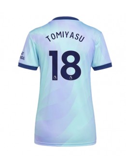 Arsenal Takehiro Tomiyasu #18 Zenski Rezervni Dres 2024-25 Kratak Rukavima